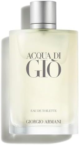 Acqua di Gio by Giorgio Armani for Men 2 Piece Set Includes: 3.4 oz Eau de Toilette Spray + 2.6 oz Deodorant Stick (Alcohol-Free)