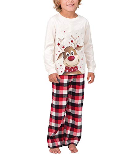 WephuPSho Family Christmas Pjs Matching Sets Baby Christmas Matching Jammies for Adults and Kids Holiday Xmas Sleepwear Set