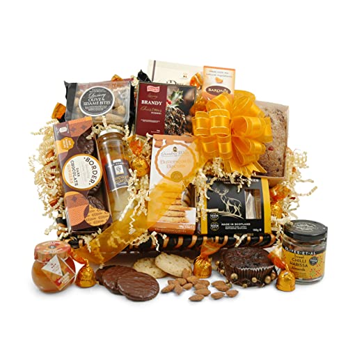 Christmas Joy Food Hamper Basket - Luxury Xmas Food Hamper - Personal or Corporate Christmas Food Hamper